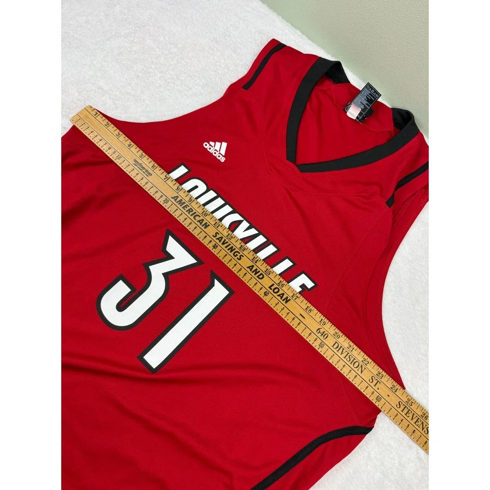 Adidas Louisville Cardinals Basketball Jersey Red 31 Mens XL 7808A 11